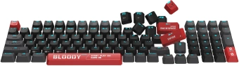 Клавиатура A4Tech AT98 черный/красный USB for gamer LED кабель 1.8м - купить недорого с доставкой в интернет-магазине