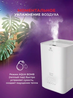 Увлажнитель воздуха Royal Clima RUH-ARP400/5.0E-WT 22Вт (ультразвуковой) белый - купить недорого с доставкой в интернет-магазине