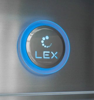 Холодильник Lex LCD505WOrID 3-хкамерн. белый/оранжевый инвертер - купить недорого с доставкой в интернет-магазине