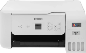 МФУ струйный Epson EcoTank L3266 (C11CJ66416) A4 WiFi белый - купить недорого с доставкой в интернет-магазине