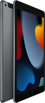 Планшет Apple iPad 2021 A2604 A13 Bionic 6С RAM3Gb ROM64Gb 10.2" IPS 2160x1620 4G iOS серый космос 8Mpix 12Mpix BT WiFi 9hr - купить недорого с доставкой в интернет-магазине