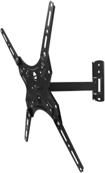 Кронштейн для телевизора Buro MF1 черный 13"-60" макс.25кг настенный поворот и наклон - купить недорого с доставкой в интернет-магазине