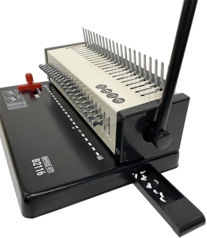 Переплетчик Office Kit B2116 A4/перф.13л.сшив/макс.450л./пластик.пруж. (4.5-45мм) - купить недорого с доставкой в интернет-магазине