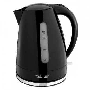 Чайник электрический Zelmer ZCK7617B 1.7л. 2200Вт черный корпус: пластик (71504668P) - купить недорого с доставкой в интернет-магазине