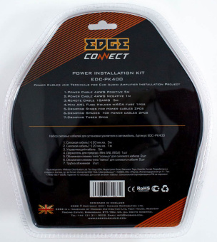 Набор проводов Edge EDC-PK400 красный/черный - купить недорого с доставкой в интернет-магазине