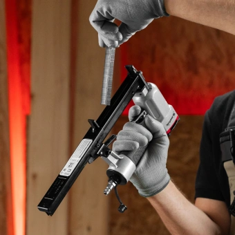 Пистолет степлер Matrix 57420 85л/мин черный/серебристый - купить недорого с доставкой в интернет-магазине