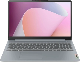 Ноутбук Lenovo IdeaPad Slim 3 15AMN8 Ryzen 5 7520U 16Gb SSD512Gb AMD Radeon 610M 15.6" IPS FHD (1920x1080) без ОС grey WiFi BT Cam (82XQ00N7PS) - купить недорого с доставкой в интернет-магазине