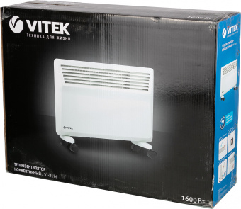 Конвектор Vitek VT-2176 1600Вт белый - купить недорого с доставкой в интернет-магазине