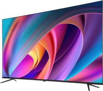 Телевизор LED Hyundai 65" H-LED65BU7100 WebOS Frameless Metal серый/серый 4K Ultra HD 60Hz MEMC DVB-T DVB-T2 DVB-C DVB-S DVB-S2 USB WiFi Smart TV - купить недорого с доставкой в интернет-магазине