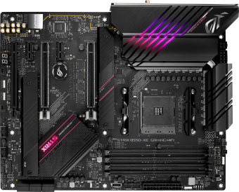 Материнская плата Asus ROG STRIX B550-XE GAMING WIFI Soc-AM4 AMD B550 4xDDR4 ATX AC`97 8ch(7.1) 2.5Gg RAID+HDMI+DP - купить недорого с доставкой в интернет-магазине