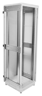 Шкаф коммутационный ЦМО (ШТК-М-42.6.8-1ААА-9005) напольный 42U 600x800мм пер.дв.стекл задн.дв.стал.лист 2 бок.пан. 550кг черный - купить недорого с доставкой в интернет-магазине