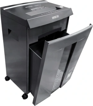Шредер Office Kit S300 0,8x5 черный (секр.P-7) фрагменты 8лист. 33лтр. пл.карты CD - купить недорого с доставкой в интернет-магазине
