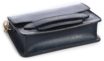 Сумка кросс-боди женская The Bridge Lucrezia 04121401/YH темно-синяя натур.кожа - купить недорого с доставкой в интернет-магазине