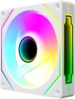 Вентилятор для корпуса Bloody CF-12 LCD ARGB 120х120x25 белый 4-pin 32дБ (упак.:1шт) (CF-12-ARGB120-WH) Ret - купить недорого с доставкой в интернет-магазине