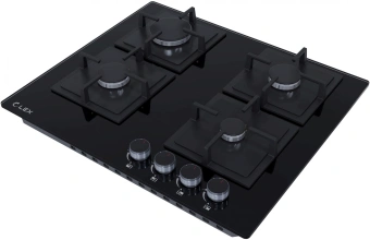 Газовая варочная поверхность Lex GVG 644A BBL черный - купить недорого с доставкой в интернет-магазине