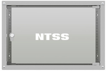 Шкаф коммутационный NTSS Lime (NTSS-WL6U5560GS) настенный 6U 550x600мм пер.дв.стекл несъемн.бок.пан. 30кг серый 110град. IP20 сталь - купить недорого с доставкой в интернет-магазине