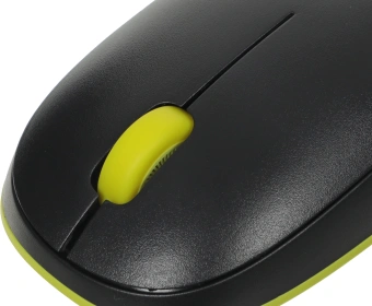 Клавиатура + мышь Logitech MK240 клав:черный/желтый мышь:черный/желтый USB беспроводная slim Multimedia (920-008198) - купить недорого с доставкой в интернет-магазине