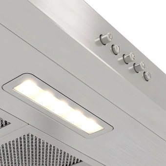 Вытяжка встраиваемая Elikor ECO XS 50 нержавеющая сталь управление: кнопочное (2 мотора) - купить недорого с доставкой в интернет-магазине