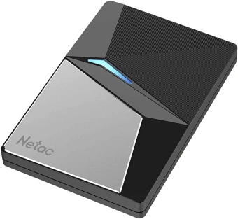 Накопитель SSD Netac USB-C 120GB NT01Z7S-120G-32BK Z7S 2.5" черный - купить недорого с доставкой в интернет-магазине
