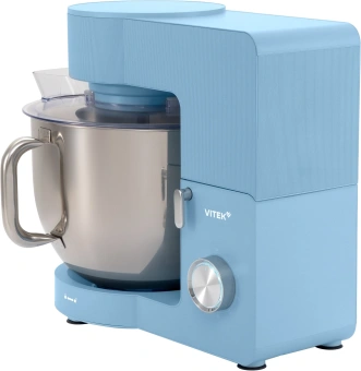 Миксер планетарный Vitek VT-PM0555 2200Вт голубой - купить недорого с доставкой в интернет-магазине