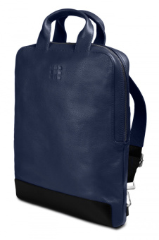 Сумка Moleskine Classic Leather ET84DBVB20 с отделением для ноутбука 15" синяя натур.кожа - купить недорого с доставкой в интернет-магазине