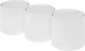 Бесшовный Mesh роутер TP-Link Deco X10 (DECO X10(3-PACK)) AX1500 10/100/1000BASE-TX белый (упак.:3шт) - купить недорого с доставкой в интернет-магазине