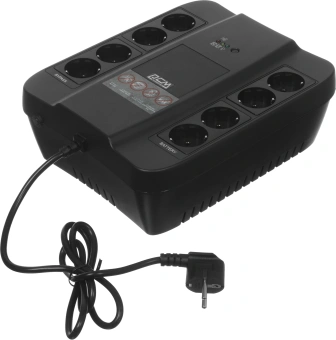 Источник бесперебойного питания Powercom Spider SPD-450N 270Вт 450ВА черный - купить недорого с доставкой в интернет-магазине