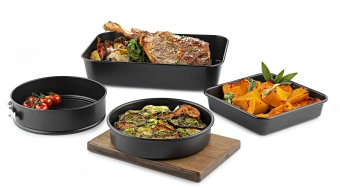 Форма для выпечки Rondell Loft Professional RDF-1316 кругл. d=23.7см сталь темно-серый - цена, купить или заказать с доставкой в интернет-магазине Форма для выпечки Rondell Loft Professional RDF-1316 кругл. d=23.7см сталь темно-серый - купить недорого с доставкой в интернет-магазине