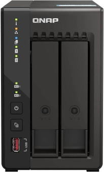 Сетевое хранилище NAS Qnap Original TS-253E-8G 2-bay настольный Celeron J6412 - купить недорого с доставкой в интернет-магазине
