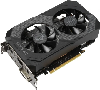 Видеокарта Asus PCI-E 3.0 TUF-GTX1650-O4GD6-GAMING NVIDIA GeForce GTX 1650 4Gb 128bit GDDR6 1410/12000 DVIx1 HDMIx1 DPx1 HDCP Ret - купить недорого с доставкой в интернет-магазине