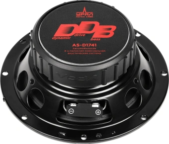 Колонки автомобильные Ural DDB AS-D1741 190Вт 16см (6.5дюйм) (ком.:2кол.) коаксиальные четырехполосные - купить недорого с доставкой в интернет-магазине