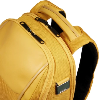 Рюкзак мужской Piquadro Lyss CA6928S143BM/G желтый полиэстер/натур.кожа - купить недорого с доставкой в интернет-магазине
