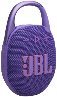 Колонка порт. JBL Clip 5 пурпурный 7W Mono BT 10м 1400mAh - купить недорого с доставкой в интернет-магазине