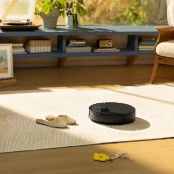 Пылесос-робот Roborock Q8 Max Pro Plus 45Вт черный (в компл.:1мешок) - купить недорого с доставкой в интернет-магазине