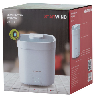 Увлажнитель воздуха Starwind SHC1413 110Вт (ультразвуковой) голубой - купить недорого с доставкой в интернет-магазине