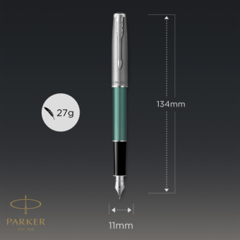 Ручка перьев. Parker Sonnet Essentials SB F545 (CW2169362) LaqGreen CT F сталь нержавеющая подар.кор. - купить недорого с доставкой в интернет-магазине