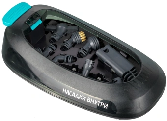 Пароочиститель напольный Kitfort КТ-914 1500Вт белый/голубой - купить недорого с доставкой в интернет-магазине