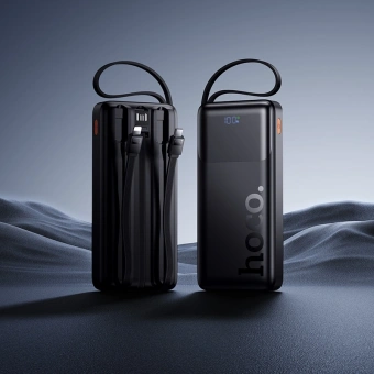 Мобильный аккумулятор Hoco J156 Founder 10000mAh 3A черный (62277) - купить недорого с доставкой в интернет-магазине