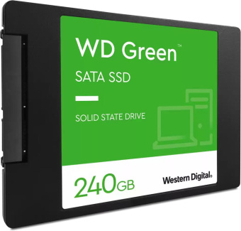 Накопитель SSD WD SATA-III 240GB WDS240G3G0A Green 2.5" - купить недорого с доставкой в интернет-магазине