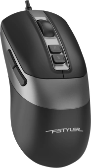 Мышь A4Tech Fstyler FM50S Plus черный оптическая 4000dpi silent USB 7but - купить недорого с доставкой в интернет-магазине