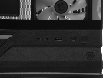 Корпус MSI MAG Pano M110R черный без БП mATX 6x120mm 2x140mm 2xUSB3.0 audio AirDuct bott PSU - купить недорого с доставкой в интернет-магазине