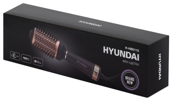 Фен-щетка Hyundai H-HB0115 1200Вт черный - купить недорого с доставкой в интернет-магазине