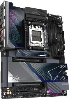 Материнская плата Gigabyte X870E A MASTER X Socket AM5 AMD X870E 4xDDR5 ATX AC`97 8ch(7.1) 1P 10Gigabit + 1P 5Gigabit RAID+HDMI - купить недорого с доставкой в интернет-магазине