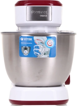 Миксер планетарный Vitek VT-1432 900Вт белый - купить недорого с доставкой в интернет-магазине