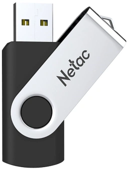 Флеш Диск Netac 32GB U505 NT03U505N-032G-20BK USB2.0 черный/серебристый - купить недорого с доставкой в интернет-магазине