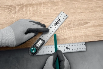 Угольник Kraftool 34682 разметочный дл.20см - купить недорого с доставкой в интернет-магазине