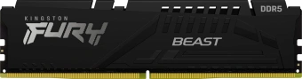 Память DDR5 32GB 5600MHz Kingston KF556C40BB2-32 Fury Beast Black RTL Gaming PC5-44800 CL40 DIMM 288-pin 1.25В single rank с радиатором Ret - купить недорого с доставкой в интернет-магазине