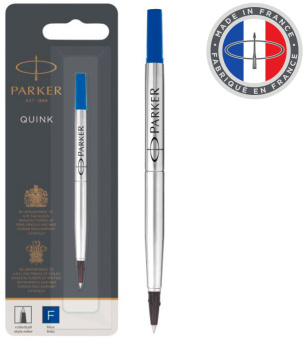 Стержень роллер Parker Quink Z01 (1950322) F 0.5мм синие чернила блистер - купить недорого с доставкой в интернет-магазине