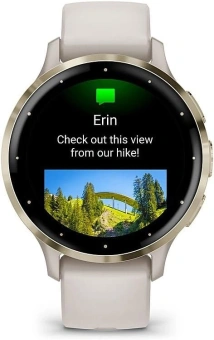 Смарт-часы Garmin Venu 3s 41мм 1.2" AMOLED корп.бежевый рем.бежевый разм.брасл.:110-175мм (010-02785-04) - купить недорого с доставкой в интернет-магазине