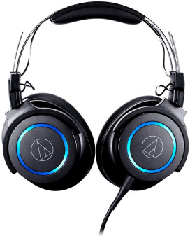 Наушники с микрофоном Audio-Technica ATH-G1 черный/синий 2м мониторные оголовье (80000808) - купить недорого с доставкой в интернет-магазине